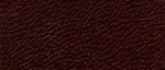 Close-up of dark brown textured leather surface.